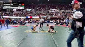 G - 135 lbs Champ. Round 1 - Skadi Smith, Missoula Big Sky / Loyola Sacred Heart Girls vs Serena Henry, Conrad Girls