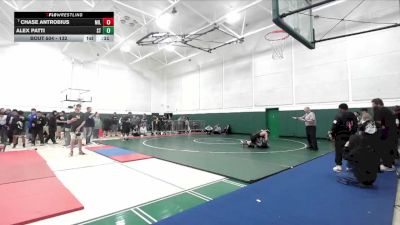 132 lbs Cons. Round 3 - Chase Antrobius, Millikan vs Alex Patti, South Torrance