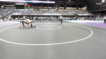144 lbs Cons. Round 3 - Trevor Beyer, Newton HS vs Kyle Grewal, Overland Park-St. Thomas Aquinas HS