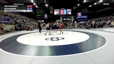 106 lbs Cons. Sub-rd Of 32 - Max Schroeder, WI vs Micah Meurer, TX