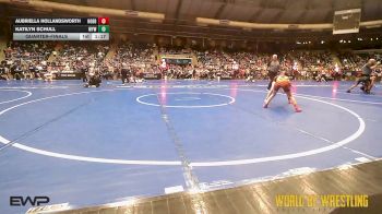 75 lbs Quarterfinal - Aubriella Hollandsworth, Hobbs Elite vs Katilyn Schull, Willard Youth Wrestling