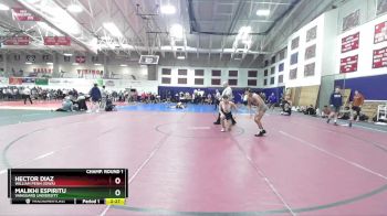 141 lbs Champ. Round 1 - Malikhi Espiritu, Vanguard University vs Hector Diaz, William Penn (Iowa)