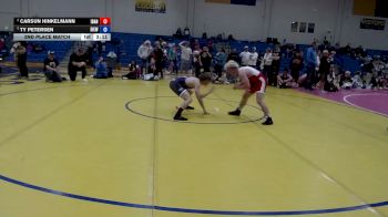 138 lbs 2nd Place Match - Carsun Hinkelmann, Idaho vs Ty Petersen, East Idaho Elite Wrestling Club