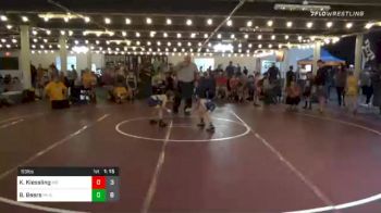 53 lbs Prelims - Korbin Kiessling, Team Maryland vs Brody Beers, PA East