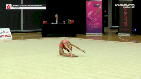 Lori Li Blanchard - Clubs, New Brunswick - 2019 Canadian Gymnastics Championships - Rhythmic