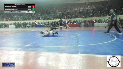 118 lbs Consi Of 32 #2 - Jeremy Brink, Midwest City JH vs Jaden O'Kelley, Cushing
