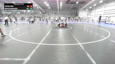 145 lbs Rr Rnd 3 - Jacob King, Indiana Outlaws Yellow vs ROYCE ESPINOZA, NC Pride Wrestling Club