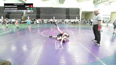 76 lbs Rr Rnd 6 - Madison Gulmi, RedNose K3 vs Baron Stecher, Pride K3