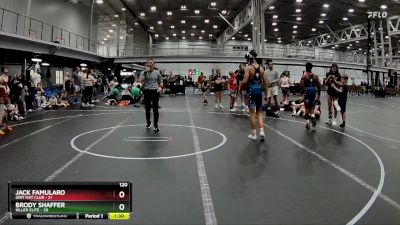 120 lbs Placement (4 Team) - Brody Shaffer, Killer Elite vs Jack Famularo, Grit Mat Club