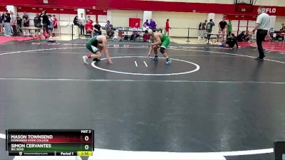 133 lbs Champ. Round 2 - Mason Townsend, Evergreen State College vs Simon Cervantes, Big Bend