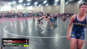 157 lbs Round 8 (10 Team) - Jack Crowe, Naples Wrestling Club vs Owen Jones, Team Montana Conrad