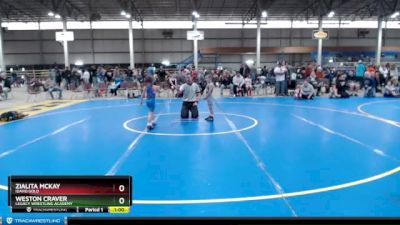 44-48 lbs Round 1 - Weston Craver, Legacy Wrestling Academy vs Zialita Mckay, Idaho Gold