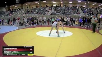 113 lbs Quarterfinal - Chase Hemphill, COWA vs Jorge De La Rosa, Viper Wrestling