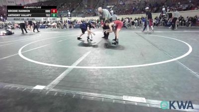 80 lbs Consi Of 4 - Brodie Harmon, Duncan Demon Wrestling vs Anthony Halapy, Tulsa Blue T Panthers