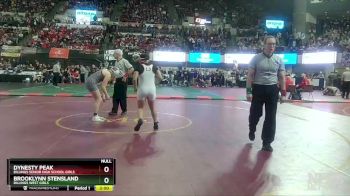 G - 138 lbs Champ. Round 1 - Dynesty Peak, Billings Senior High School Girls vs Brooklynn Stensland, Billings West Girls