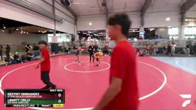127 lbs 5th Place Match - Liberty Crilly, Bar None Wrestling vs Deztiny Hernandez, El Paso Wildcats Wrestling Club