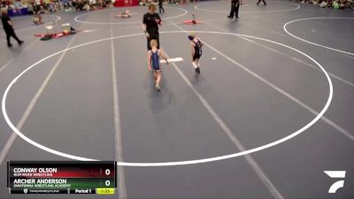 45-47 lbs Semifinal - Conway Olson, Rum River Wrestling vs Archer Anderson, Owatonna Wrestling Academy