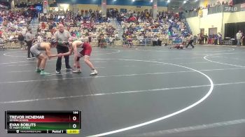 144 lbs Champ. Round 2 - Evan Boblits, St. Mary`s Ryken vs Trevor McNemar, Severn School