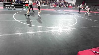 100 lbs Cons. Semi - Easton Rear, RT Elite Wrestling vs Caleb Laudon, Tomah