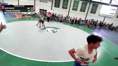 204-228 lbs Cons. Semi - Chase Cochrane, Northwest Lions vs Alex Wells, Quincy