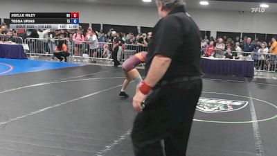 118 lbs Consi Of 32 #2 - Jiselle Riley, NC vs Tessa Urias, TX