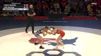 105 lbs 1st Place Match - Hailey Delgado, TX vs Gail Sullivan, NY