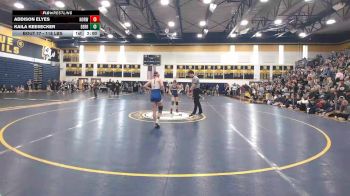 118 lbs Round Of 16 - Addison Elyes, Norwin vs Kaila Keesecker, Derry Area