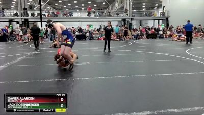 165 lbs Round 7 (8 Team) - Xavier Alarcon, Bearcats vs Jack Rosenberger, New England Gold