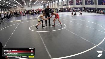 106 lbs 3rd Place Match - Andre Scanlon, Jflo Trained vs Maddox Ramirez, West Amarillo Wrestling Club