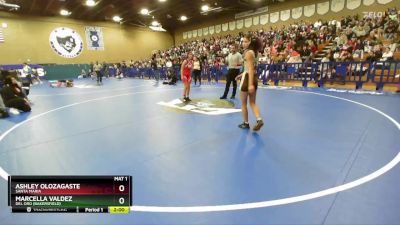 105 lbs Champ. Round 2 - Marcella Valdez, Del Oro (Bakersfield) vs Ashley Olozagaste, Santa Maria