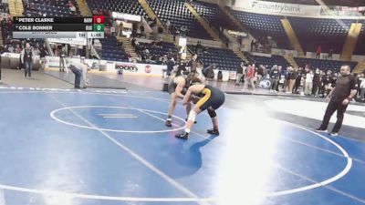 190 lbs 5th Place - Peter Clarke, Hanover vs Cole Bonner, Duxbury