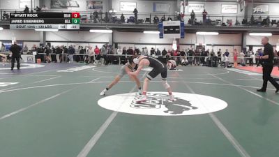 138 lbs Consi Of 8 #1 - Wyatt Rock, Duanesburg-schoharie vs Jared Eisenberg, Bellmore-jfk
