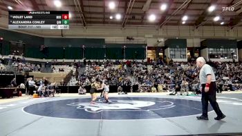 100 lbs 1st Place Match - Violet Land, Marriotts Ridge vs Alexandra Conley, Queen Annes County High School