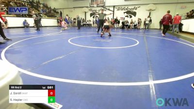 67 lbs Rr Rnd 2 - Jaxon Garell, Skiatook Youth Wrestling vs Sveta Hepler, Claremore Wrestling Club