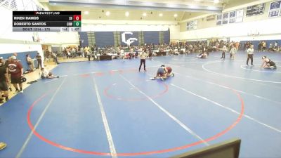 175 lbs Champ. Round 2 - Roberto Santos, Chino Hills WC vs Riken Ramos, Sunny Hills