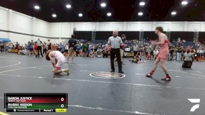 150 lbs Cons. Round 2 - Baron Justice, Trinity Top Team vs Rivers Higdon, Carolina Reapers