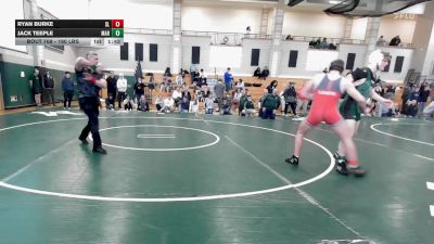 190 lbs 9th Place - Ryan Burke, Silver Lake vs Jack Teeple, Marshfield