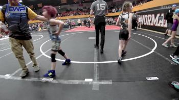 62 lbs Rr Rnd 2 - Amiah Huerta, Tuttle Wrestling vs Alicen Quillin, Chickasha Youth Wrestling