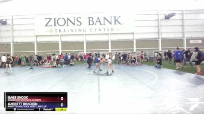 106 lbs Cons. Round 2 - Gage Snook, Sanderson Wrestling Academy vs Garrett Bracken, Riverton Wolf Pack Wrestling Club