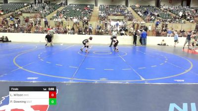 68 lbs Final - Lilyana Wilson, Bison Takedown Wrestling Club vs Paxton Downing, South Paulding Junior Spartans Wrestling Club