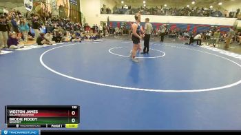 195 lbs Cons. Round 2 - Brodie Moody, Newport vs Weston James, Gallatin (Bozeman)