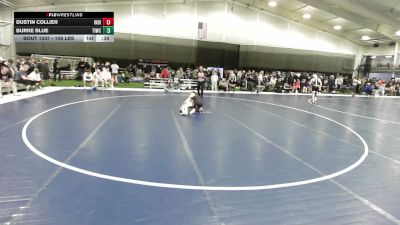 106 lbs Cons. Sub-semis - Dustin Collier, Indiana vs Burke Blue, Team Idaho Wrestling Club