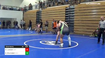 285 lbs Consolation - Drew Lawson, North Alabama Wrestling Club vs Kobe Shumaker, Oxford High School