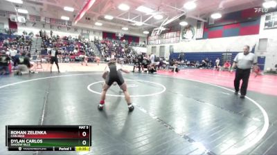 120 lbs Cons. Round 6 - Roman Zelenka, Carlsbad vs Dylan Carlos, Shadow Hills