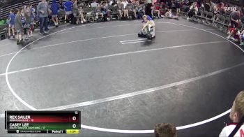 80 lbs Round 1 (6 Team) - Rex Sailer, Nebraska Blue vs Casey Lee, South Dakota Lightning