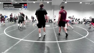 Champ. Round 1 - Mario Fornini, Parsippany Wrestling Club vs Terran Manson, Inland Northwest Wrestling Training Center