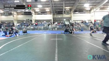 64 lbs Semifinal - Gunnar Brown, Duncan Demon Wrestling vs Kaleb Olsen, Fitness Fight Factory Wrestling Club