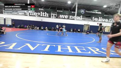 140 lbs Rr Rnd 5 - Declan McDowell, Kraken Blue - HSCB vs Giovanni Gutierrez, Prestige Worldwide Red - HSCB