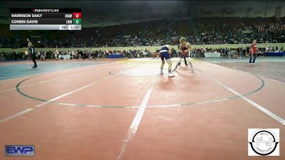 140 lbs Semifinal - Harrison Daily, Shawnee Wrestling vs Corbin Davis, Lions Wrestling Academy