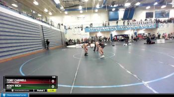 145 lbs Champ. Round 1 - TOBY CARNELL, Canyon Ridge vs Kody Rich, Kuna